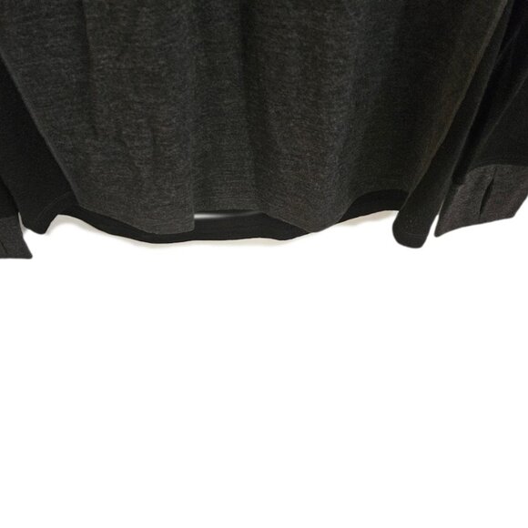 Icebreaker Men’s 260 Zone Merino Base Layer Long Sleeve Crewneck Gray Black XL - Picture 5 of 12